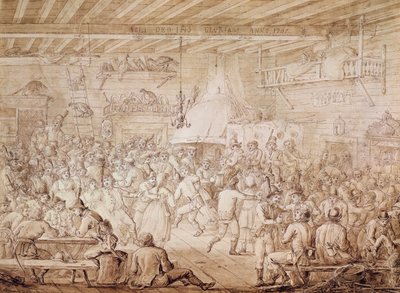 Le truppe di Kosciuszko intrattenute alla locanda, 1797 da Alexander Osipovich Orlowski